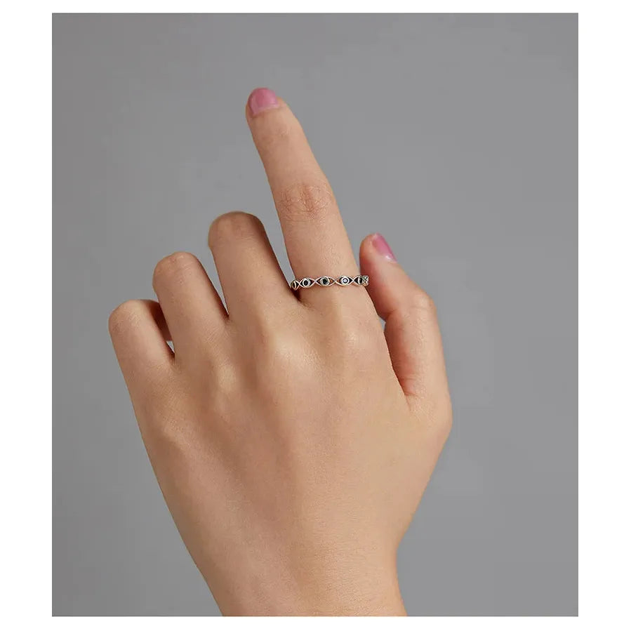 Stylish Rings Set with Blue Gemstones