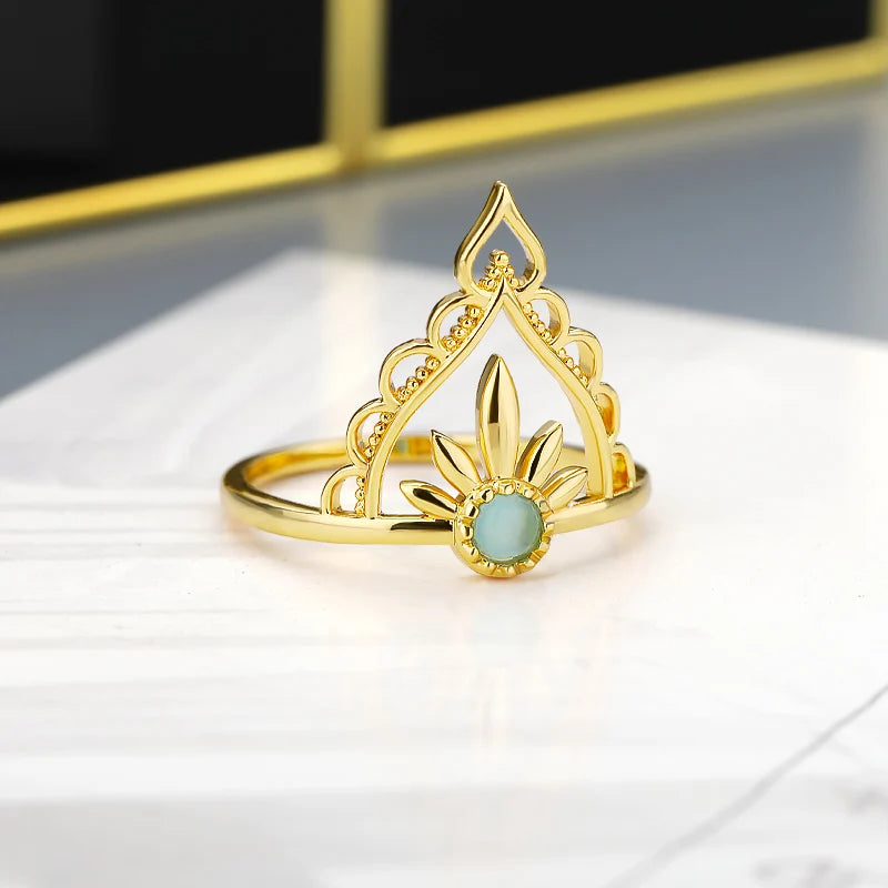 Delicate Crown Rings For Women