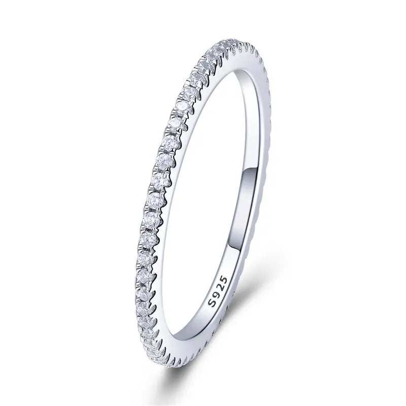 CZ Simulated Diamond Stackable Ring