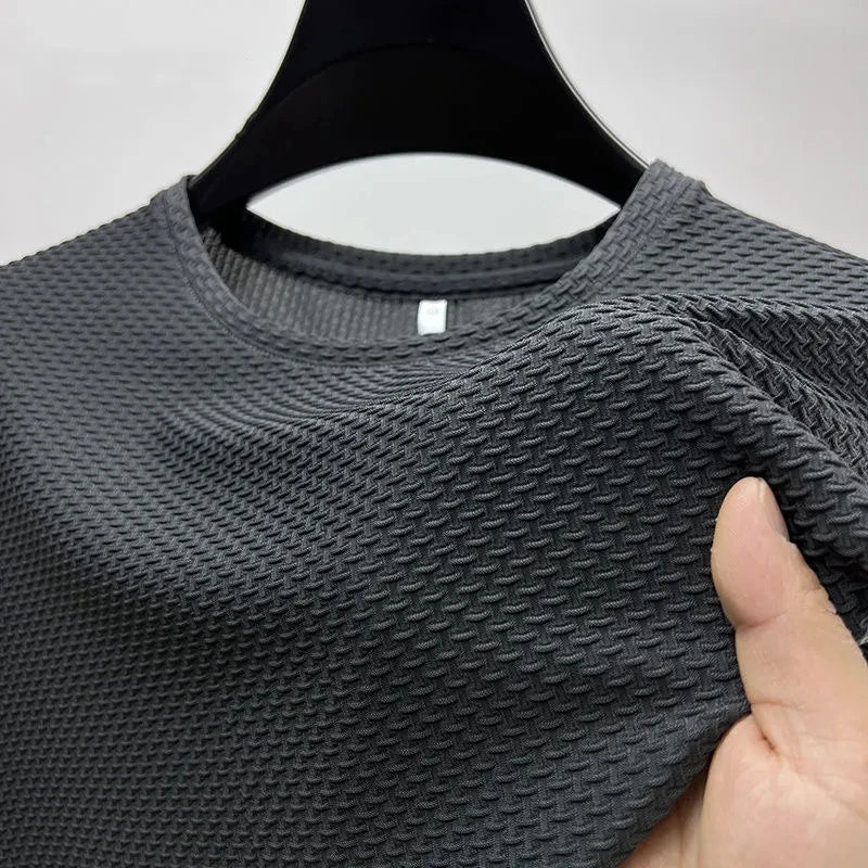 2025 New High End Mesh Hollowed Out Ice Silk