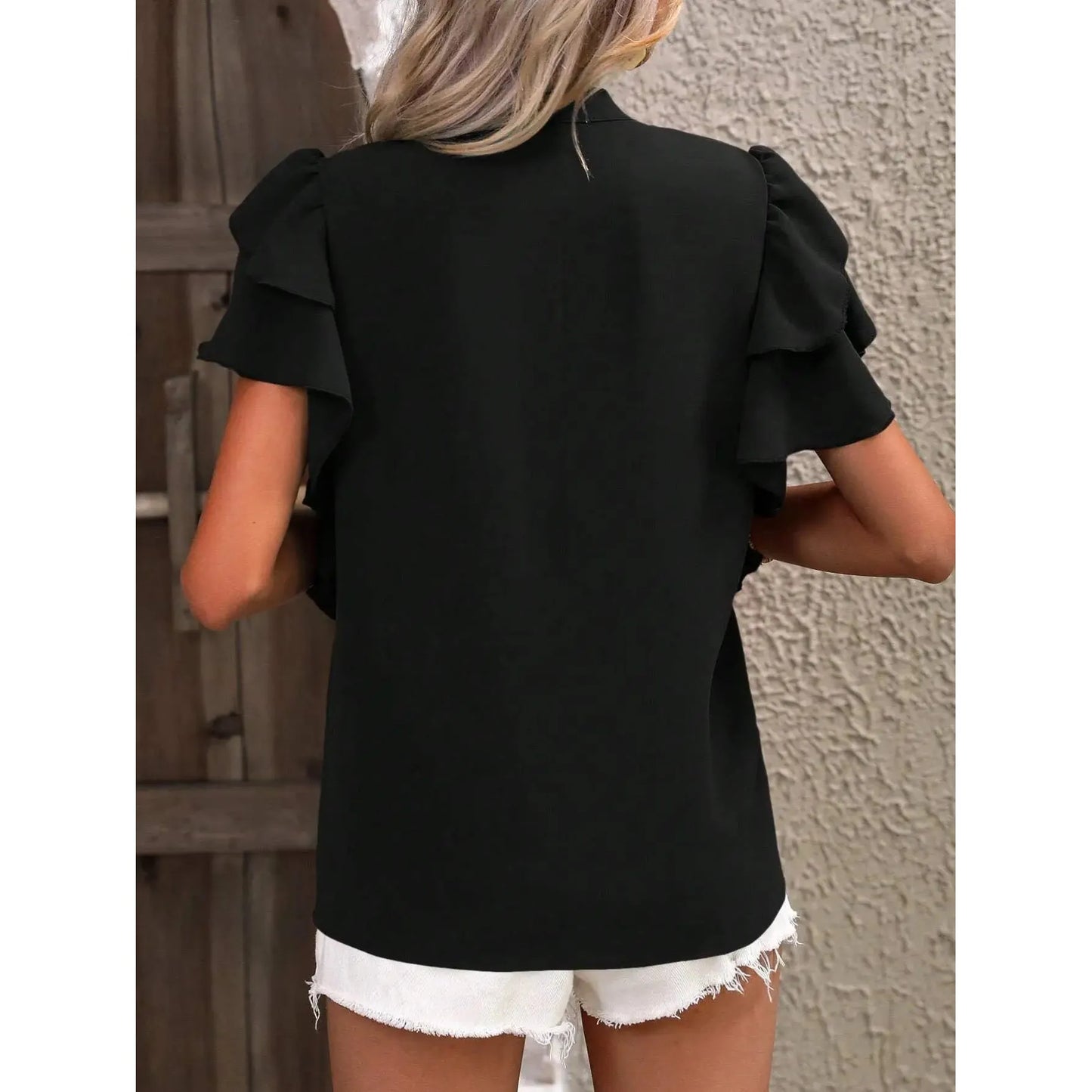 Dark Green Elegant Pullover Blouse 2025