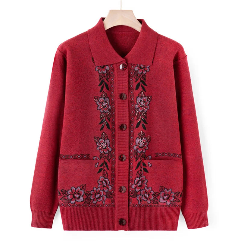 Woolen Coat Lapel Collar Women Spring Autumn