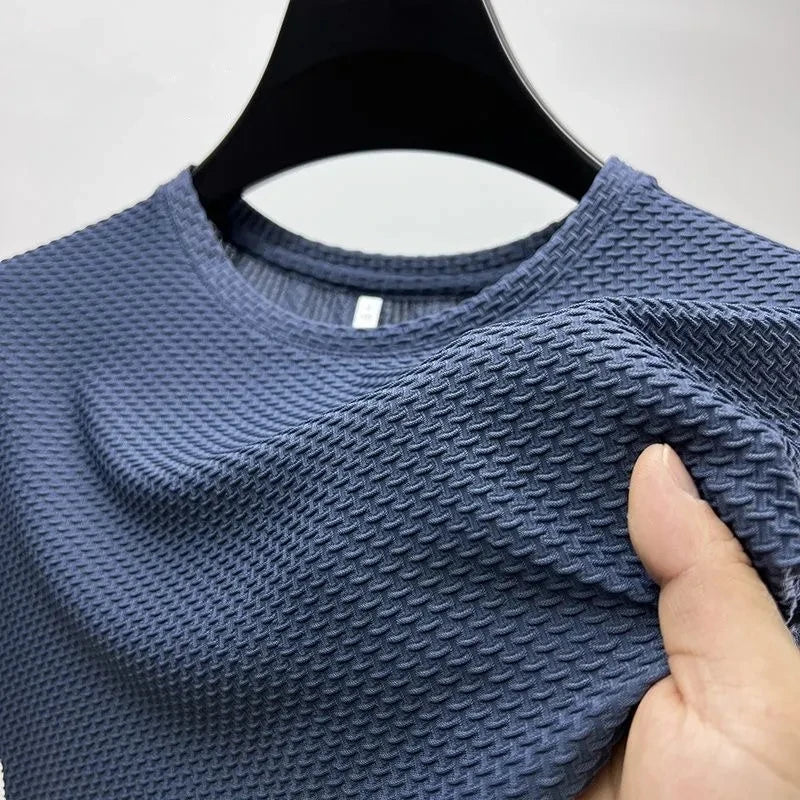2025 New High End Mesh Hollowed Out Ice Silk
