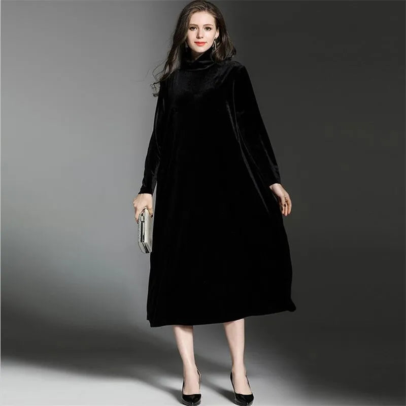 Winter Velvet Dress 2025