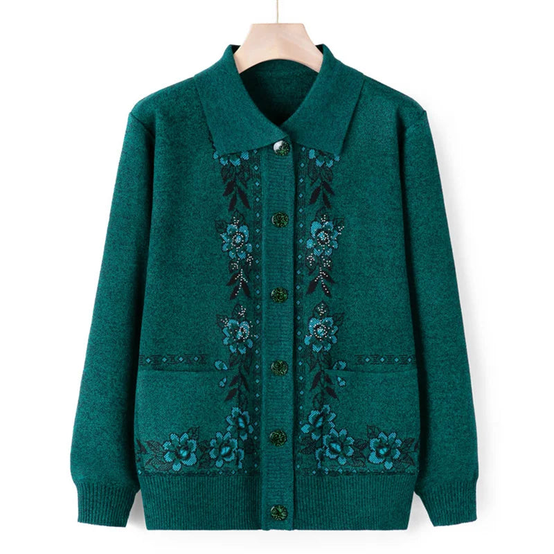 Woolen Coat Lapel Collar Women Spring Autumn