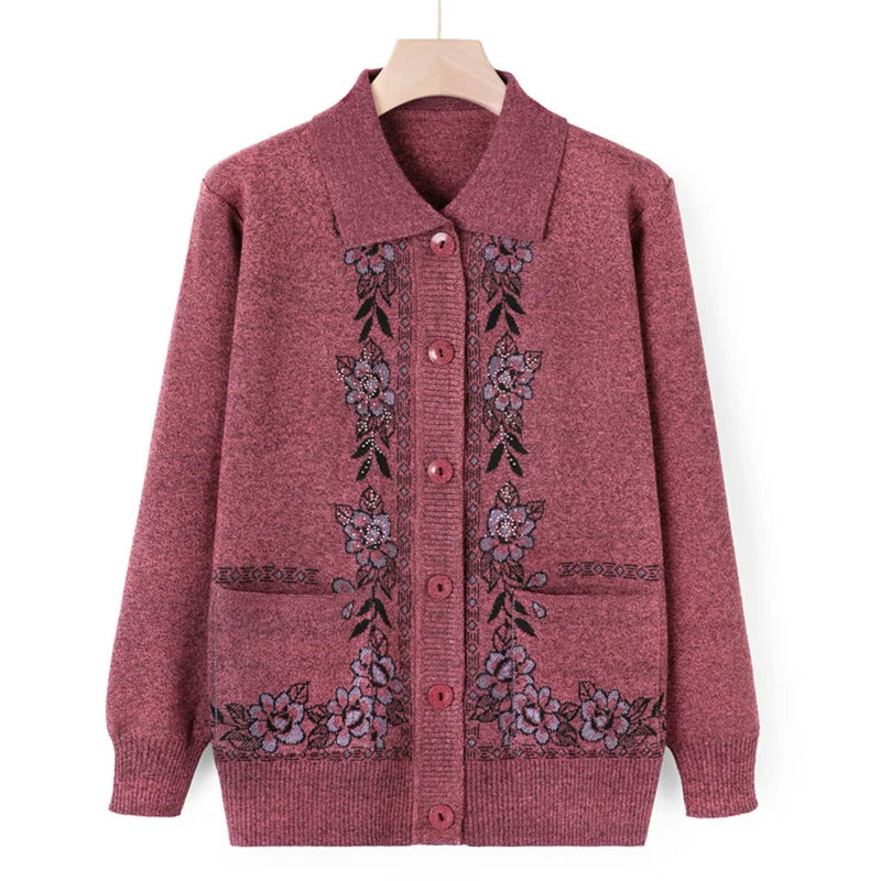 Woolen Coat Lapel Collar Women Spring Autumn