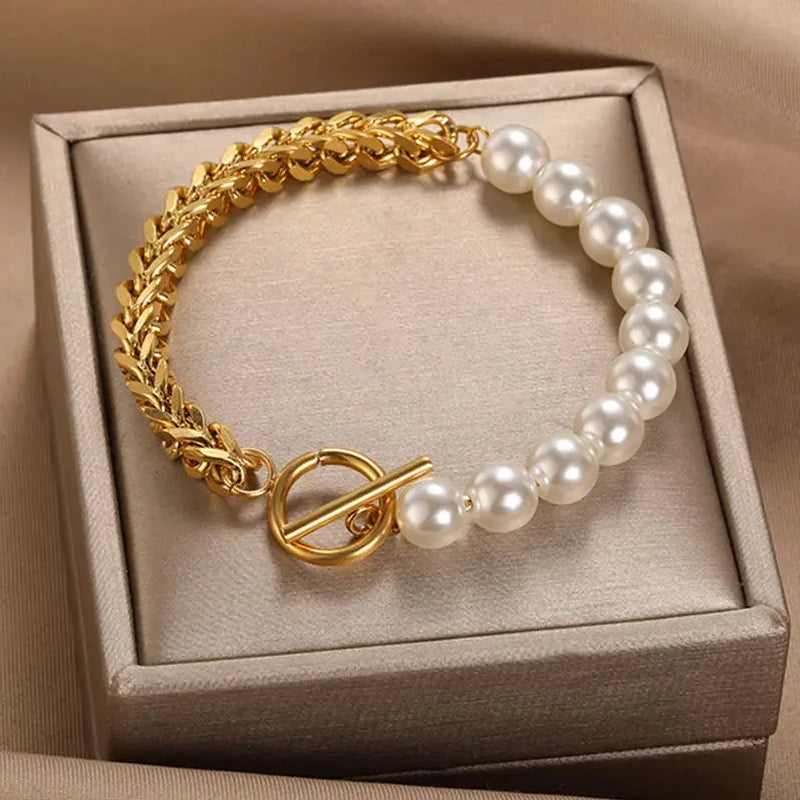 Gold Color Cuff Bracelets Bangle