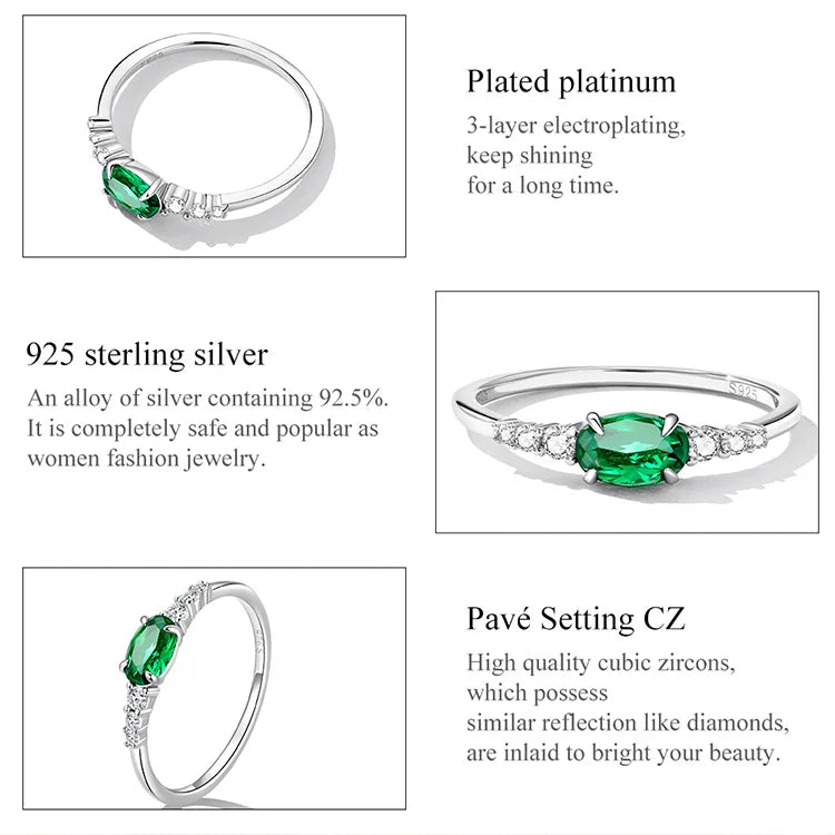 Simple Gemstone Ring