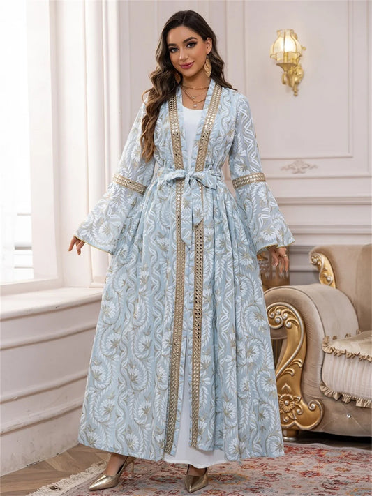 أجواء الأناقة: جلابيه فاخرة بتصميم مميز