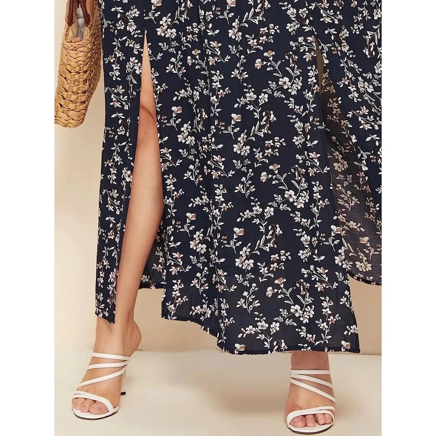 Summer Women's Boho Floral Off Shoulder