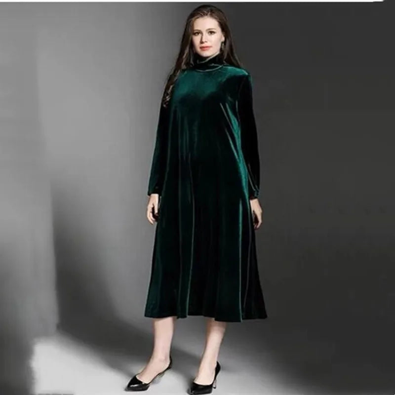 Winter Velvet Dress 2025