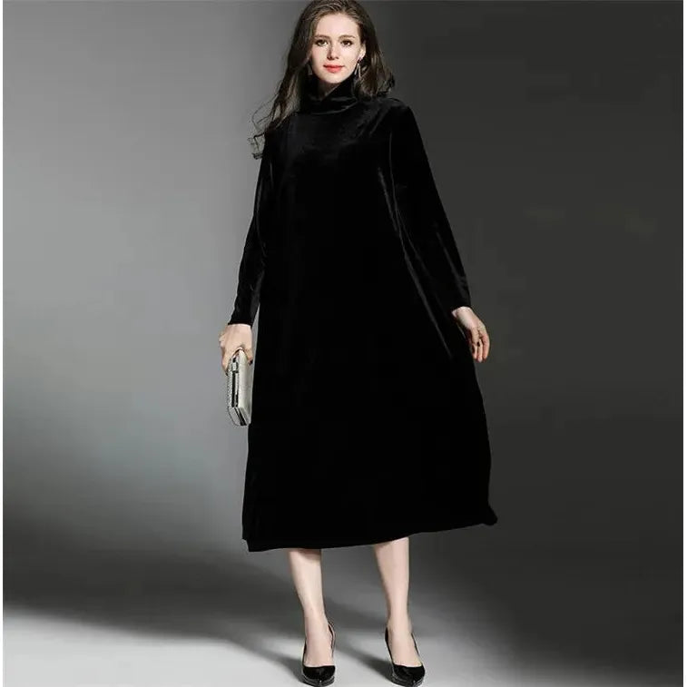 Winter Velvet Dress 2025