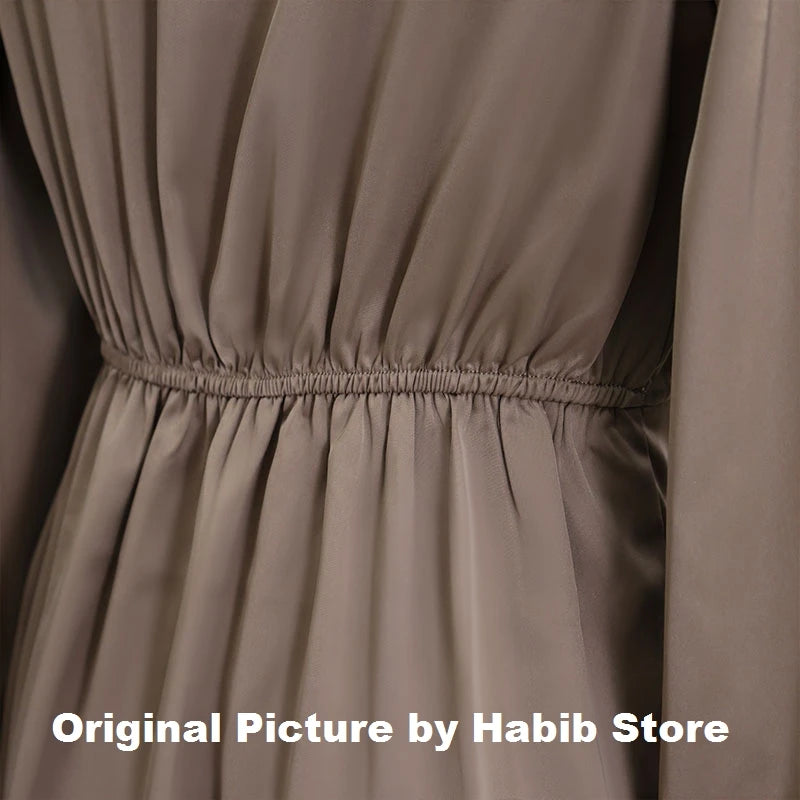 2025 Effortless Elegance: Silky Wrap Dress for Any Occasion!"