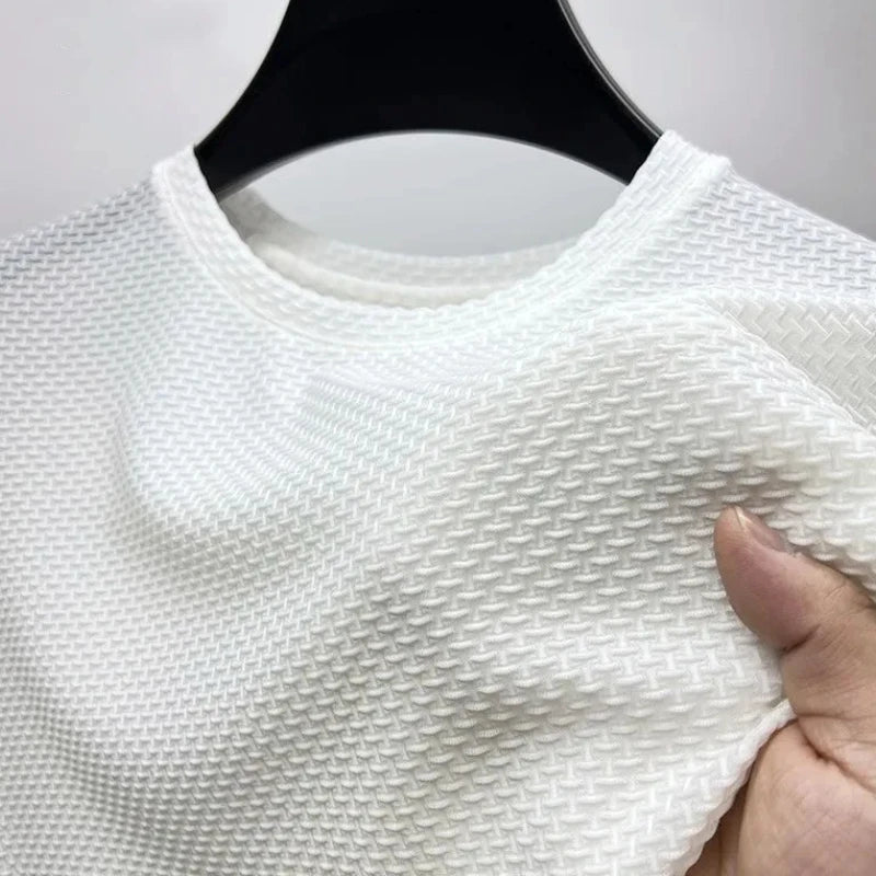 2025 New High End Mesh Hollowed Out Ice Silk