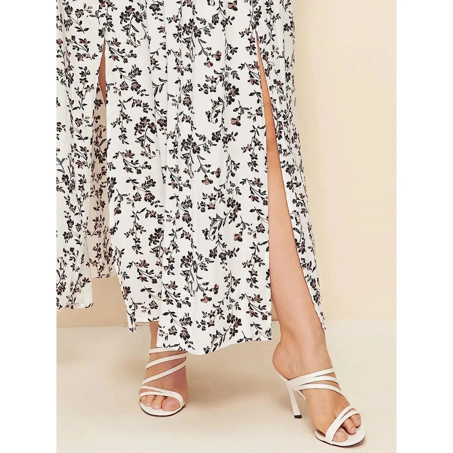 Summer Women's Boho Floral Off Shoulder