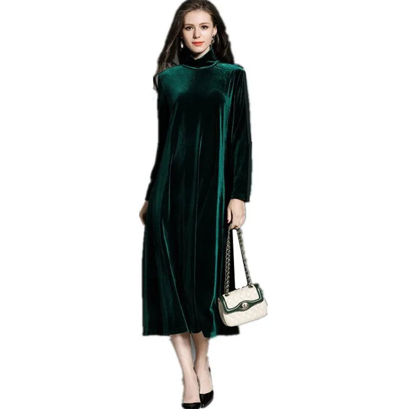 Winter Velvet Dress 2025