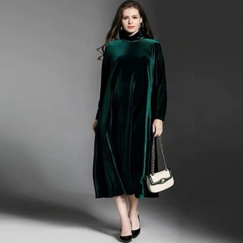 Winter Velvet Dress 2025