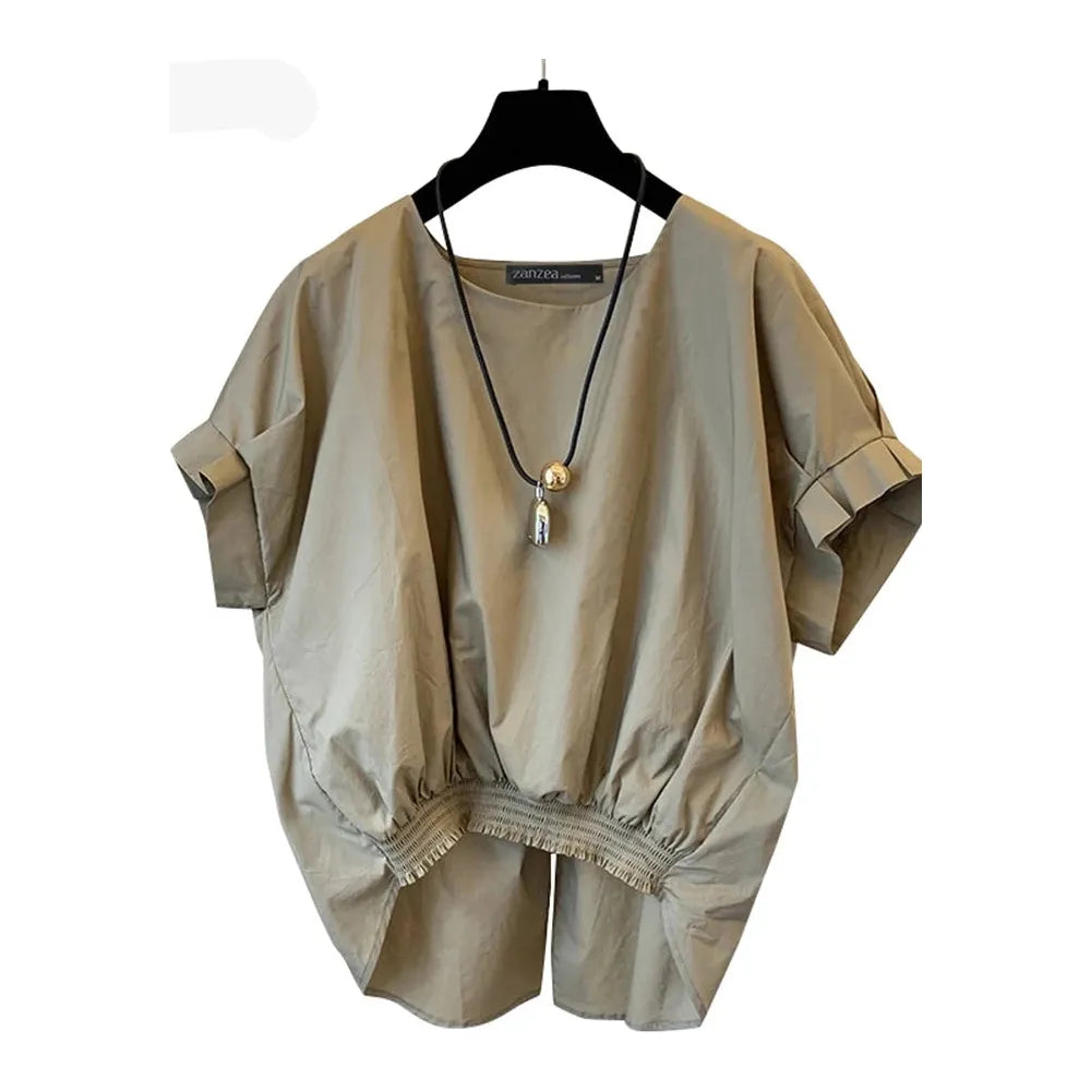 Modern Taupe Top: Effortless Elegance