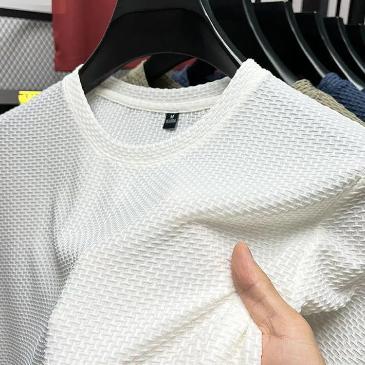 2025 New High End Mesh Hollowed Out Ice Silk