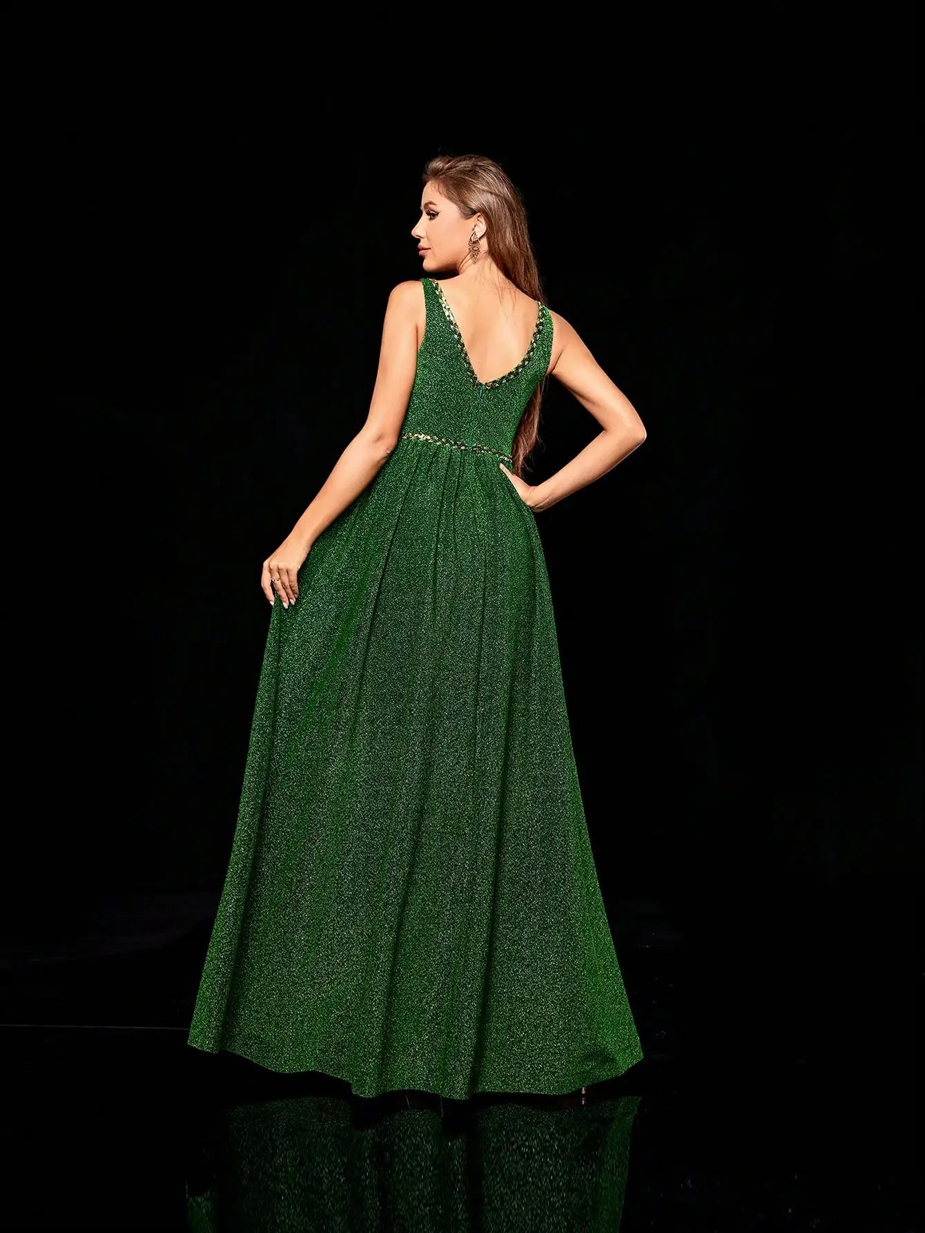 Shimmering Green Dress