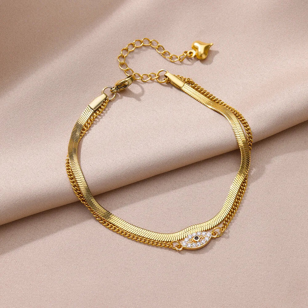 Pearl Chain Anklet Gold Color Leg Bracelets