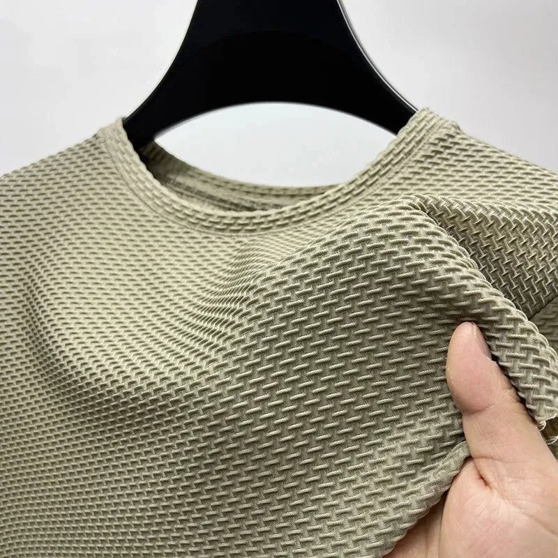 2025 New High End Mesh Hollowed Out Ice Silk