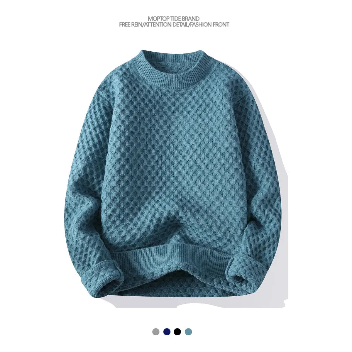 سترة رجالية دافئة منقوشة