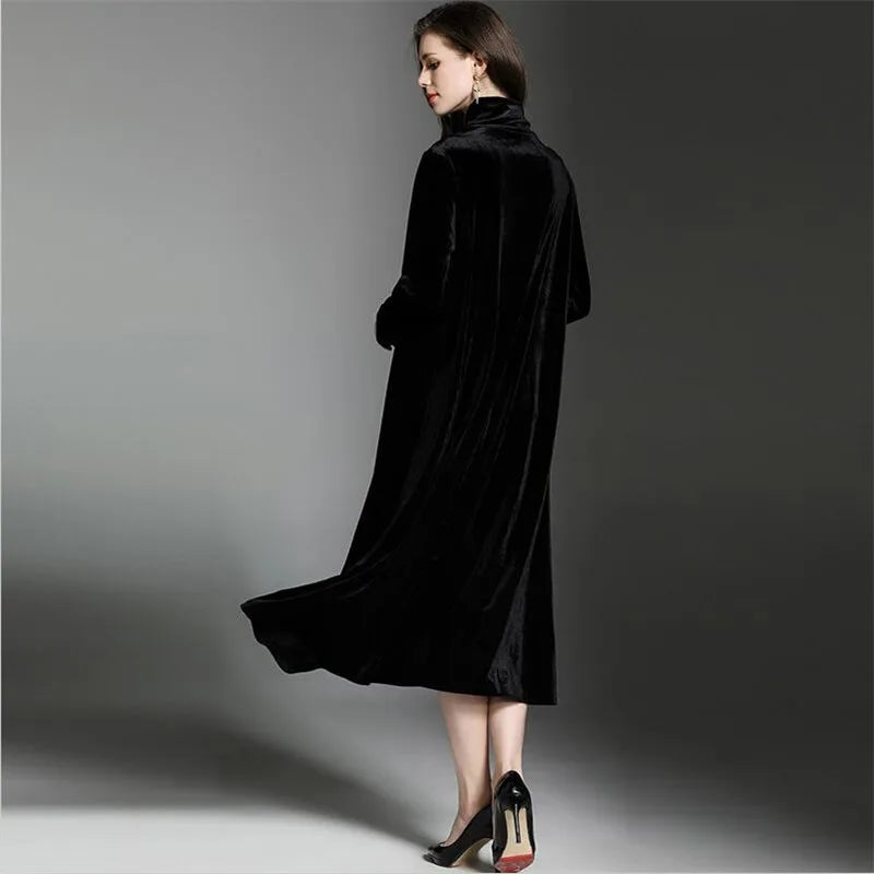 Winter Velvet Dress 2025
