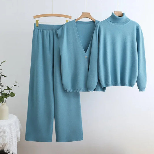 Dreamy Blue Knitwear Set