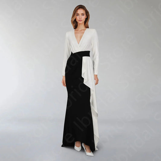 فستان أنيق من الريش فريد