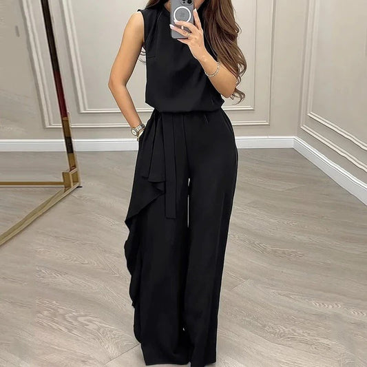 Elegant Black Jumpsuit: Chic and Versatile Style