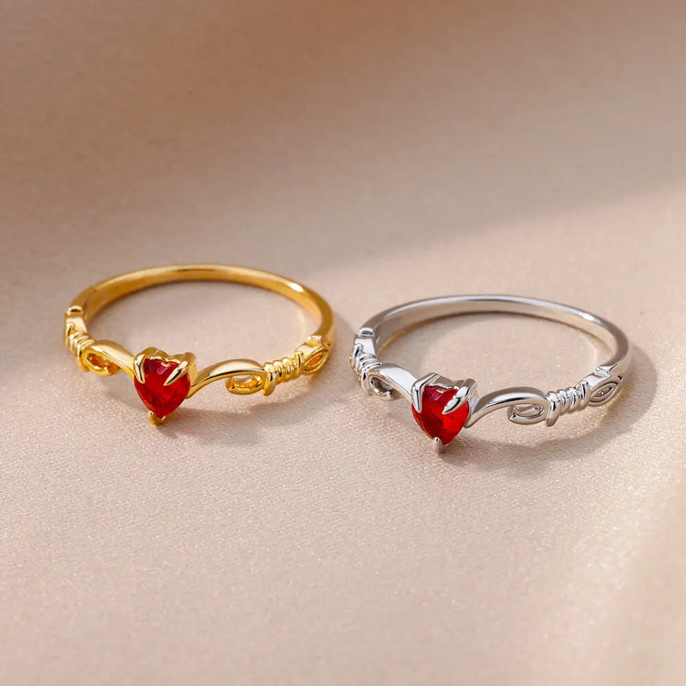 Heart Rings for Women