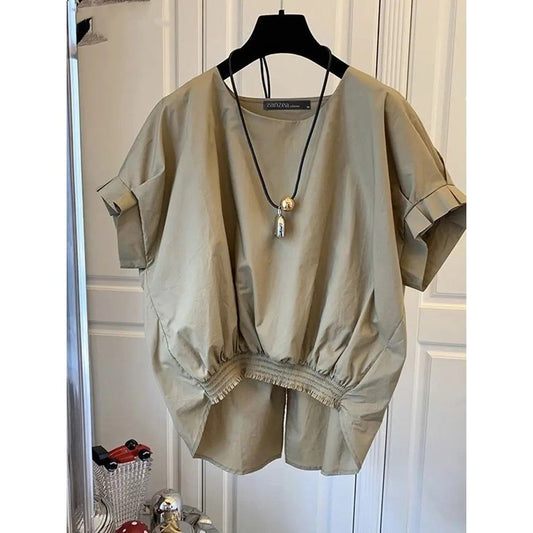 Modern Taupe Top: Effortless Elegance