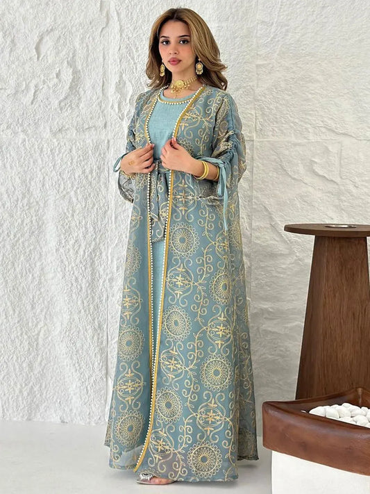 أناقة الجلابية المزخرفة